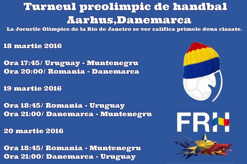Programul turneului preolimpic